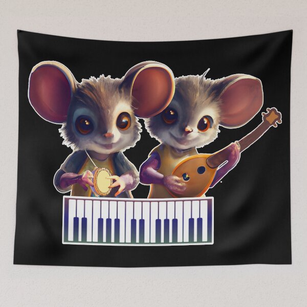 Item preview, Adorable musical mice designed and sold by Artbellachi.