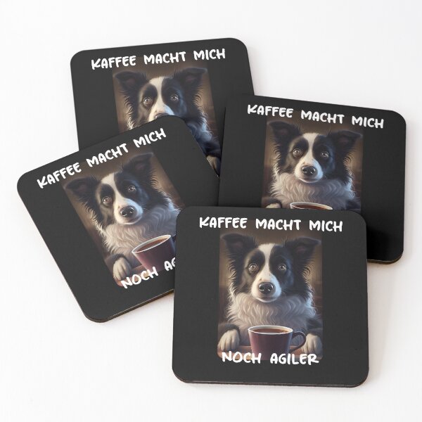 Item preview, Border Collie - Coffee Makes Me Even More Agile (de) designed and sold by PD-Store.