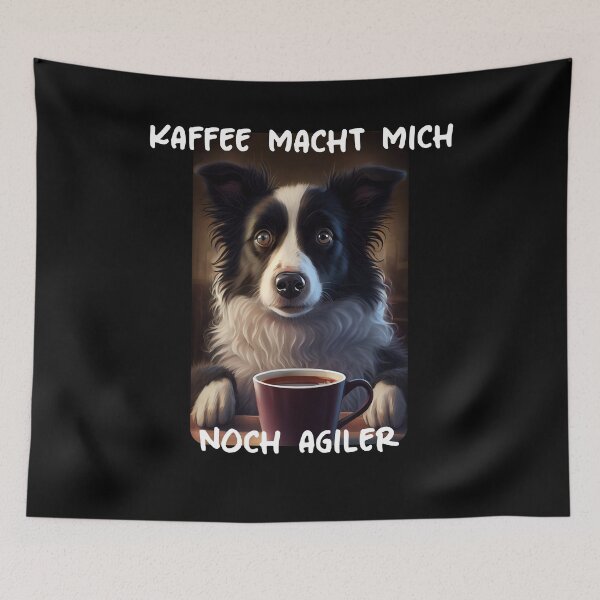 Item preview, Border Collie - Coffee Makes Me Even More Agile (de) designed and sold by PD-Store.