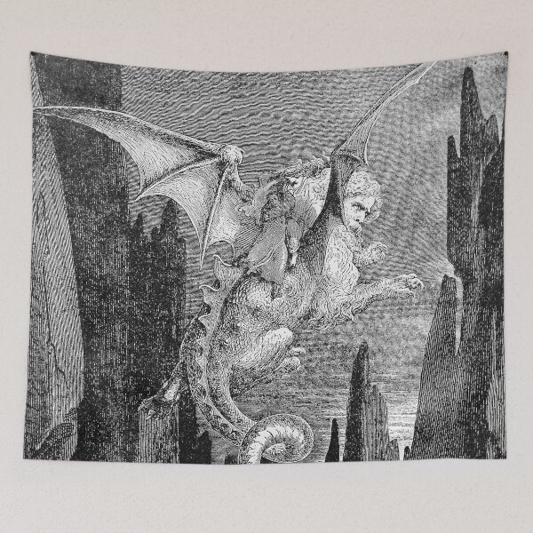 Item preview, Gustave Doré - The Flight of Geryon - Virgil and Dante designed and sold by TwistedCity.