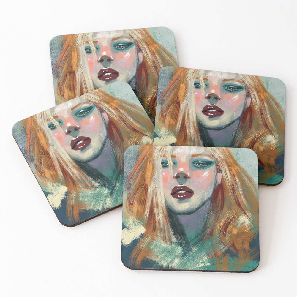 Item preview, Coasters (Set of 4) designed and sold by reddevilll.
