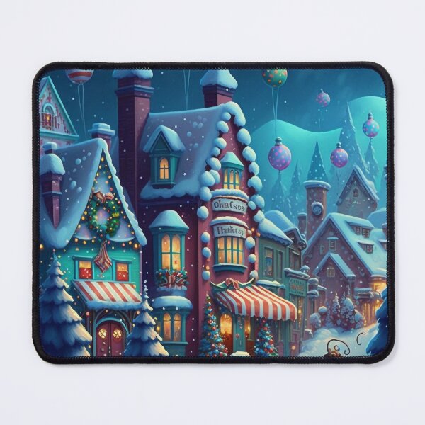 Item preview, Christmas Town, Cartoon designed and sold by AICreateWorlds.