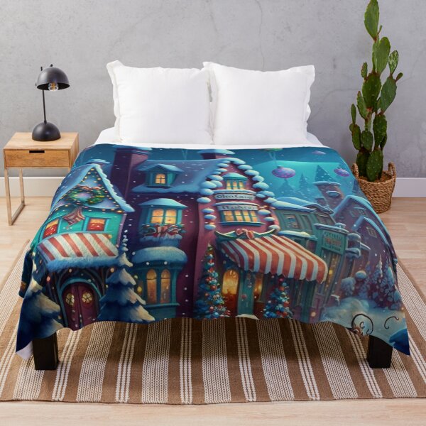 Item preview, Christmas Town, Cartoon designed and sold by AICreateWorlds.