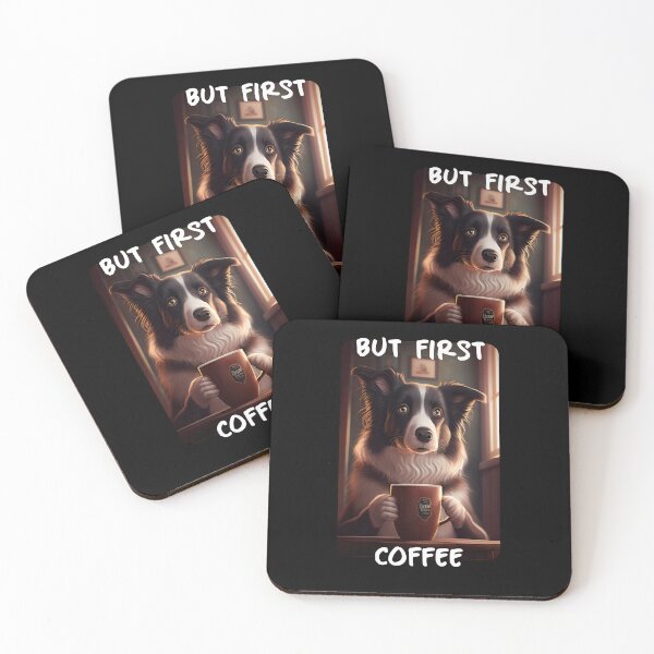 Item preview, Border Collie - But First Coffee (en) 3 designed and sold by PD-Store.