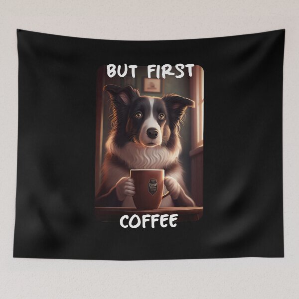 Item preview, Border Collie - But First Coffee (en) 3 designed and sold by PD-Store.