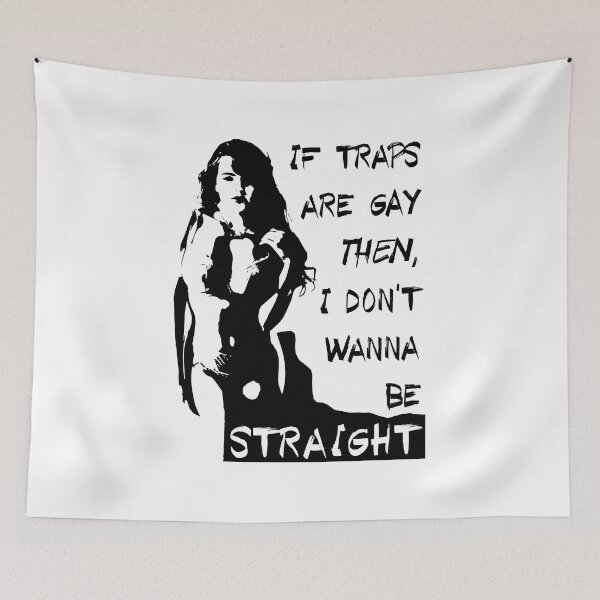 Item preview, Are Traps Gay? designed and sold by BarbwireCult.