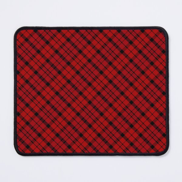 Item preview, Christmas Red and Black Tartan / Diagonal Christmas Plaid designed and sold by wild.geranium.design.