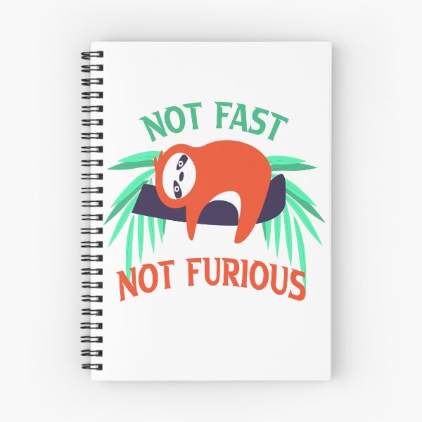 Item preview, Not Fast Not Furious - funny orange Sloth designed and sold by hamzablk.