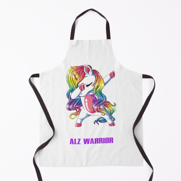 Item preview, ALZ Awareness - Unicorn ALZ Warrior Ribbon UNBREAKABLE designed and sold by Fernandezf.
