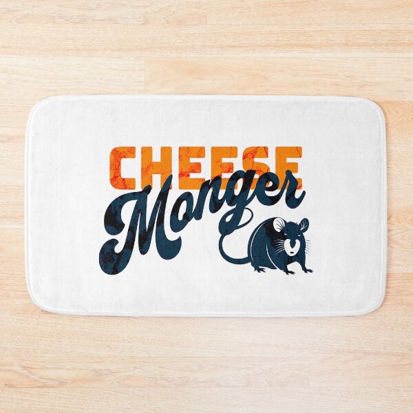 Item preview, Cheese Monger Mod Cheese Lover Cheese Expert Retro Mouse  designed and sold by Rabbitti.