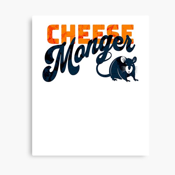 Item preview, Cheese Monger Mod Cheese Lover Cheese Expert Retro Mouse  designed and sold by Rabbitti.