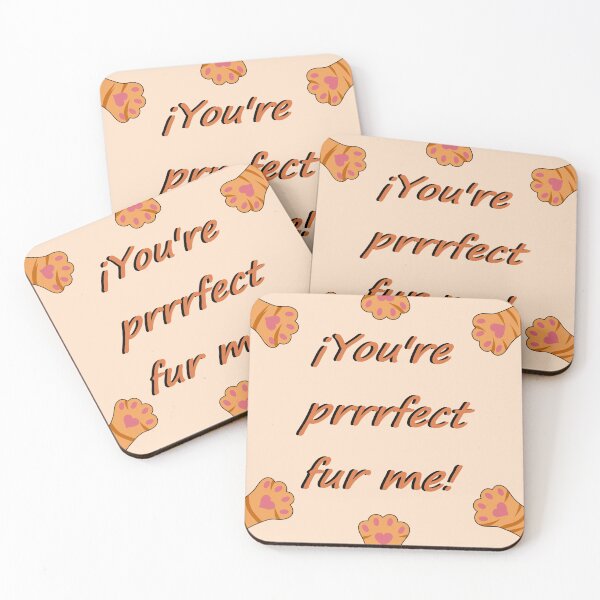 Item preview, You're prrrfect fur me  designed and sold by Natsukittyart.
