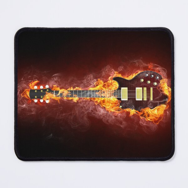 Item preview, Guitar on fire designed and sold by EliasMan.