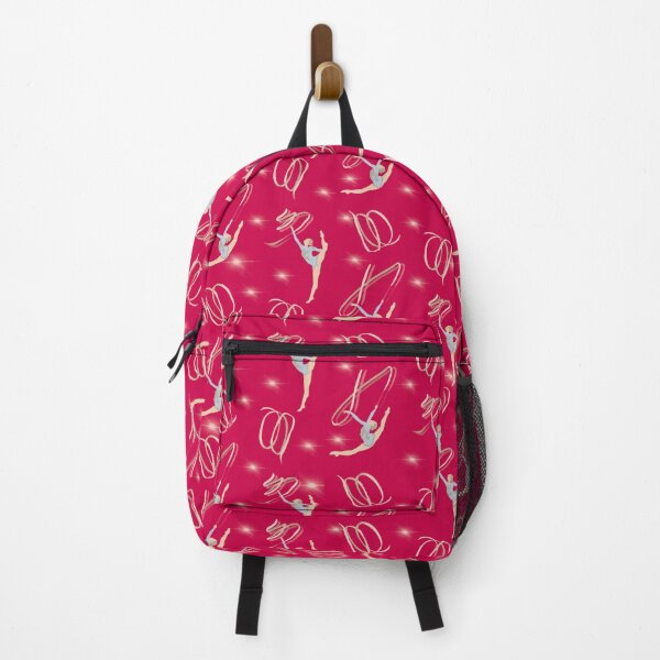 Item preview, Rhythm Gymnastics Ribbon Magenta Seamless Pattern designed and sold by Cedarrue.