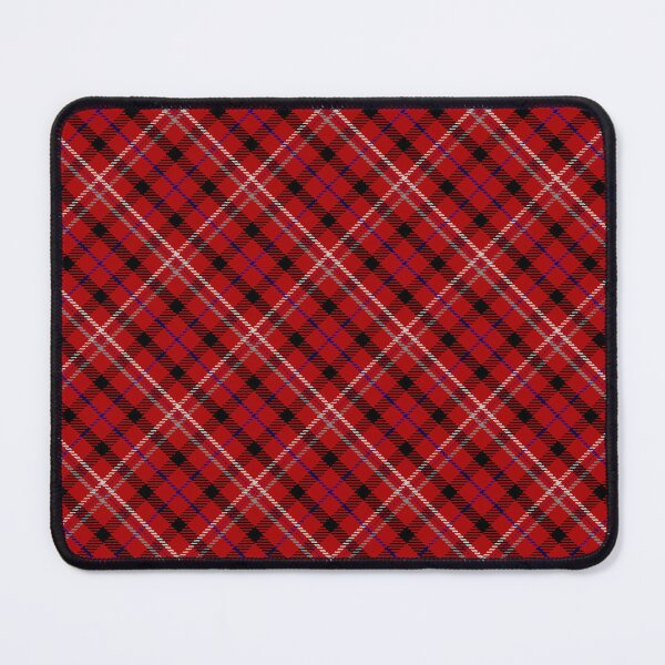 Item preview, Christmas Red, Black, and Off White Tartan / Diagonal Christmas Plaid designed and sold by wild.geranium.design.
