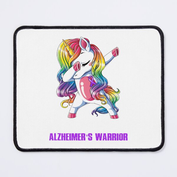 Item preview, Alzheimer's Awareness - Unicorn Alzheimer's Warrior Ribbon UNBREAKABLE designed and sold by Fernandezf.