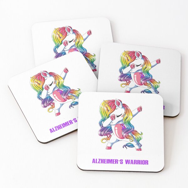 Item preview, Alzheimer's Awareness - Unicorn Alzheimer's Warrior Ribbon UNBREAKABLE designed and sold by Fernandezf.
