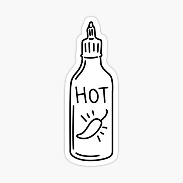 Hot Sauce Sticker For Sale By Kizaroart Redbubble 8281