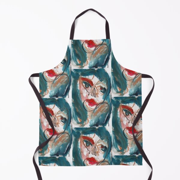 Item preview, Girl at the mirror. Expressive female portrait. designed and sold by PolinaGivago.