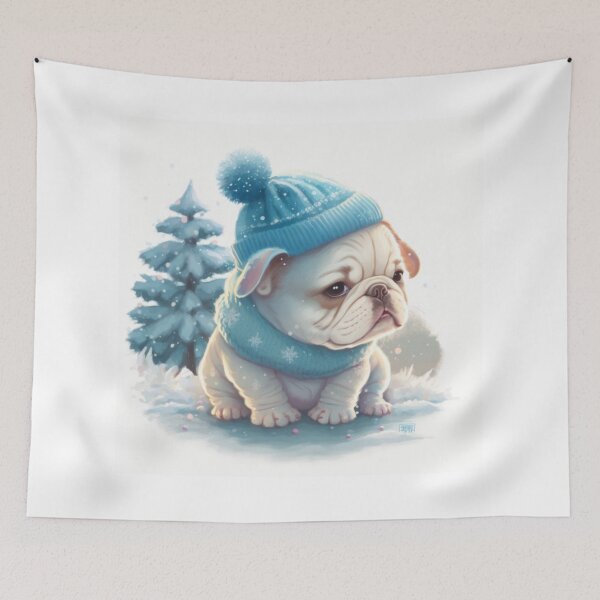Item preview, Winter Frenchie baby designed and sold by Newtaste-Store.