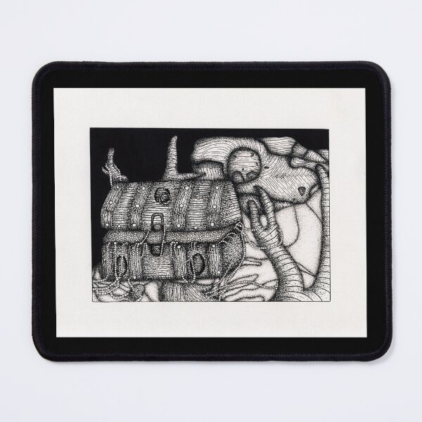Item preview, Skull Chest And Antler Still Life Illustration designed and sold by Bennett Swanson.
