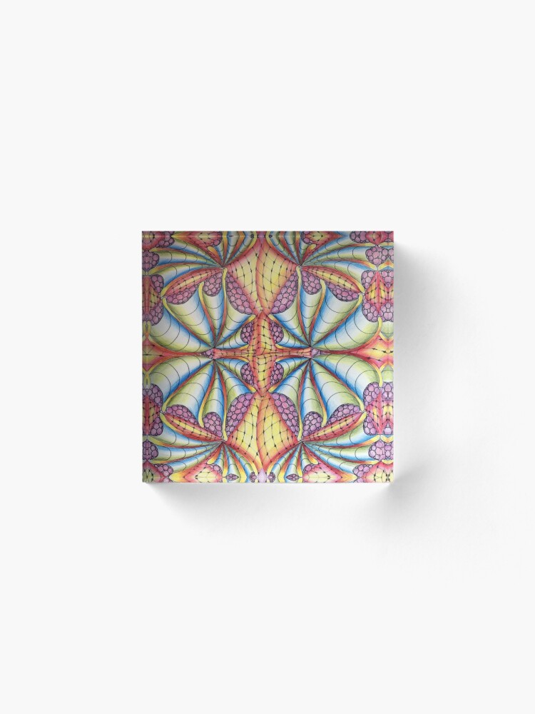 Alternate view of Tie Dye Acrylic Block