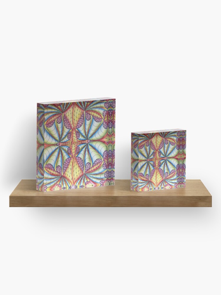Alternate view of Tie Dye Acrylic Block