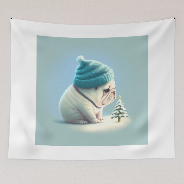 Item preview, Baby Frenchie waiting Christmas to come designed and sold by Newtaste-Store.