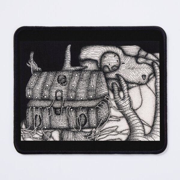 Item preview, Skull Chest And Antler Still Life Illustration No Border designed and sold by Bennett Swanson.