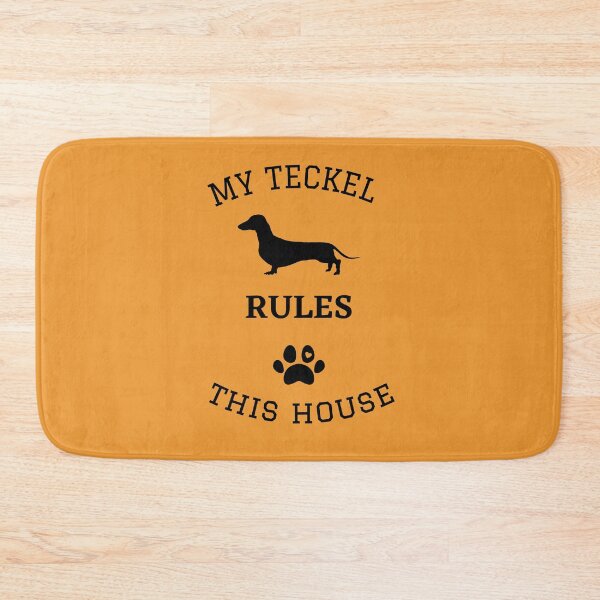 Item preview, My Teckel rules this house designed and sold by TeckelLove.