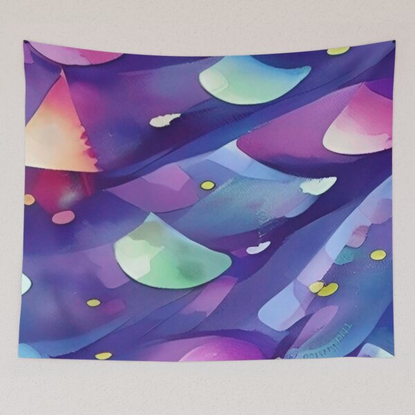 Item preview, Enchanted Lair - Colorful Geometrical Shapes Design designed and sold by bandjdesigns.