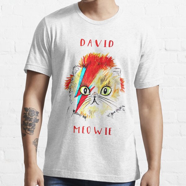 Bowie shop cat shirt