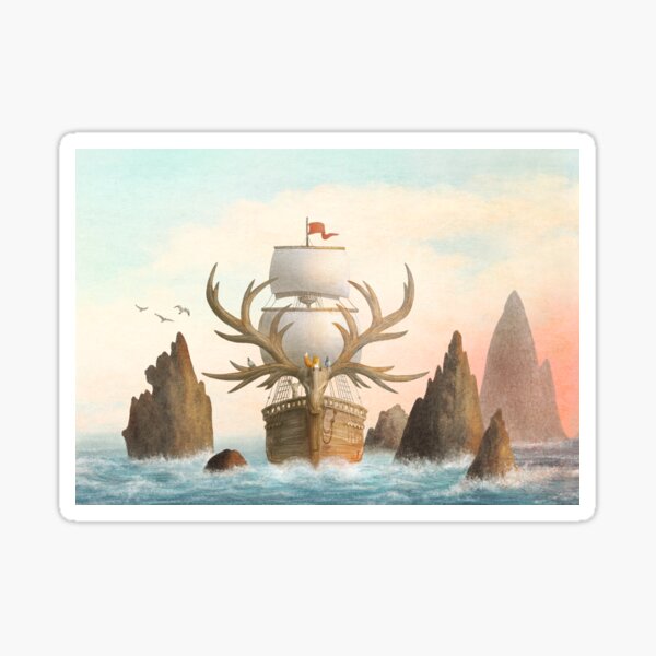 Aperçu de l'œuvre The Antlered Ship_Cover créée et vendue par opifan.