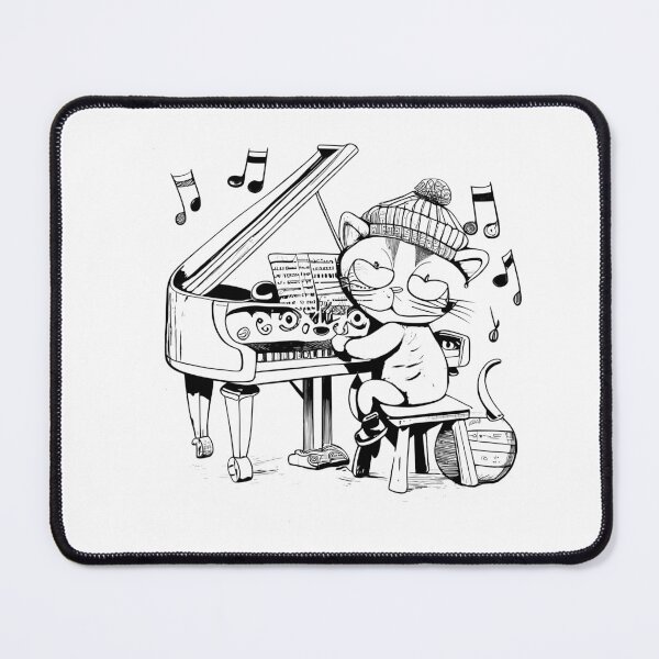Item preview, jazz cat piano designed and sold by flowinglobe.