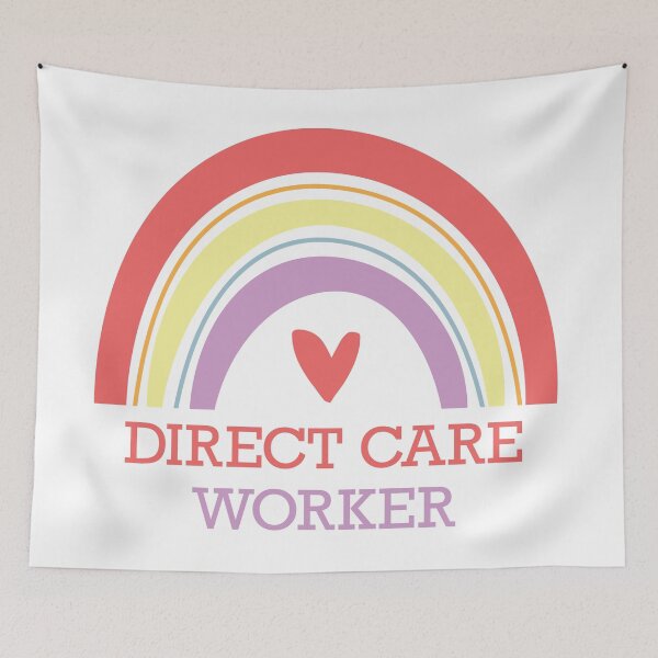 Item preview, (Non-Profit) Direct Care Worker - Rainbow designed and sold by OTRBGStore.