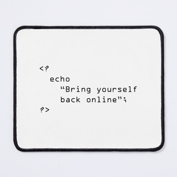 Item preview, Bring Yourself Back Online designed and sold by WaiterJames.