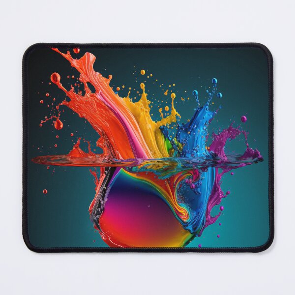 Item preview, Living Life in Colour Abstract Splash designed and sold by AICreateWorlds.