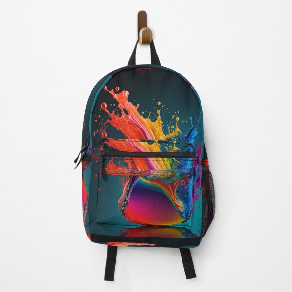 Item preview, Living Life in Colour Abstract Splash designed and sold by AICreateWorlds.