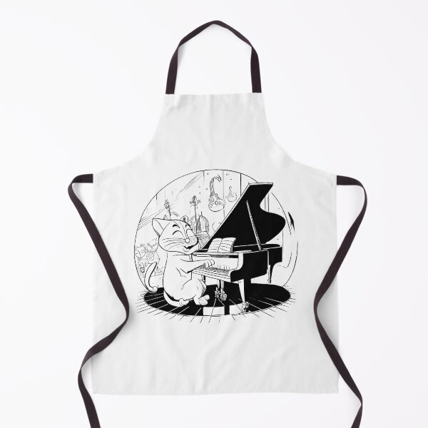 Item preview, jazz cat piano designed and sold by flowinglobe.