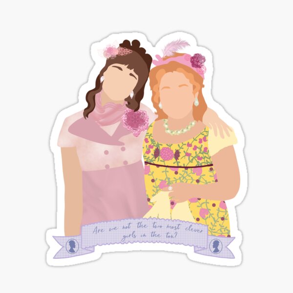 Aperçu de l'œuvre Bridgerton Eloïse et Pénélope créée et vendue par rachaelthegreat.