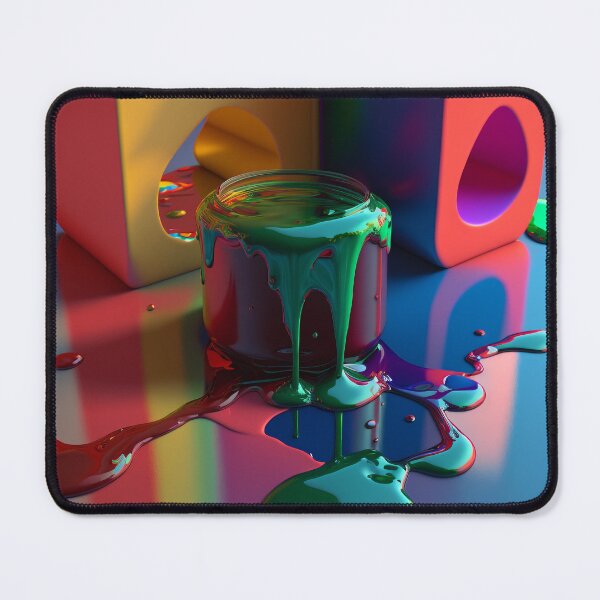 Item preview, Living Life in Colour Spilled Paint designed and sold by AICreateWorlds.