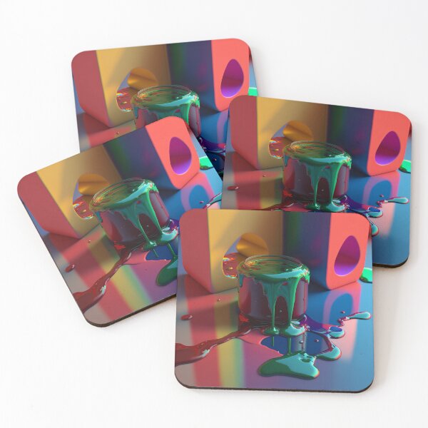Item preview, Living Life in Colour Spilled Paint designed and sold by AICreateWorlds.