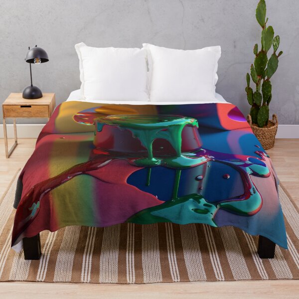 Item preview, Living Life in Colour Spilled Paint designed and sold by AICreateWorlds.
