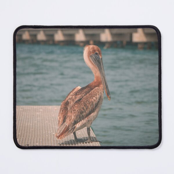 Item preview, Pelican perching over the water designed and sold by H-MathisDesigns.