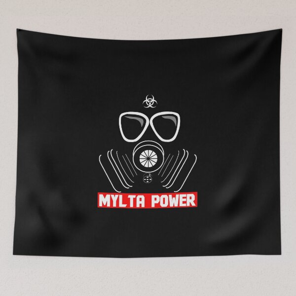 Item preview, Mylta Power - Red White Text designed and sold by Essenti4lgoods.
