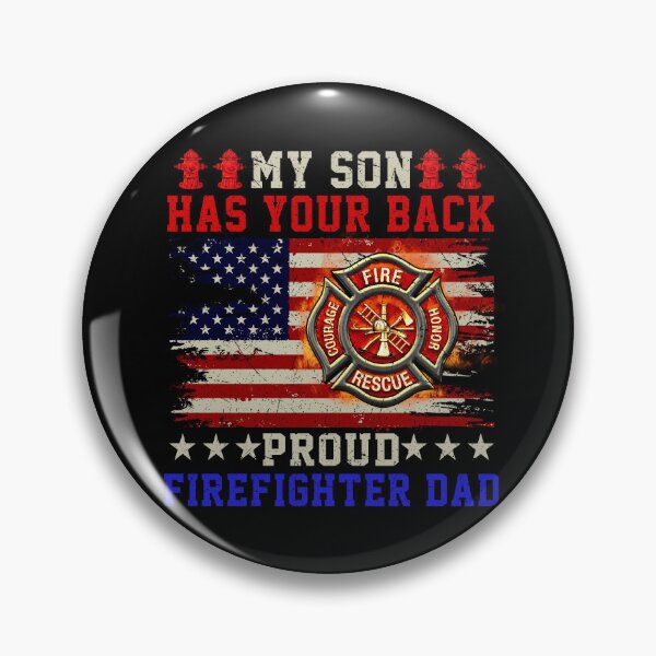 Item preview, Firefighter Son Fireman Proud Dad Design For Firefighter Papa designed and sold by MichalwSatterf.