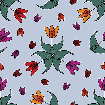 Artwork thumbnail, Rainy Spring Tulips by InkLayer