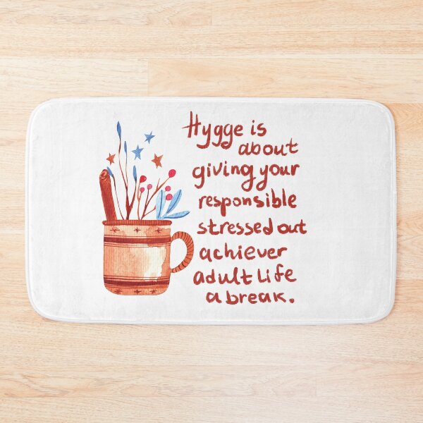 Item preview, Hygge cosy winter illustration designed and sold by pinkyfish1010.