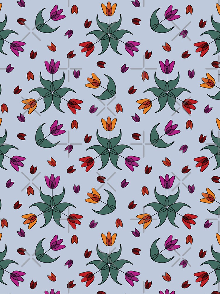 Thumbnail 4 of 4, iPhone Case, Rainy Spring Tulips designed and sold by InkLayer.