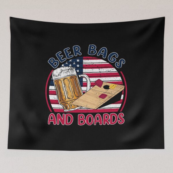 Item preview, Cool Beer Bags Cornhole Game USA Flag For Cornhole Lover Papa Dad designed and sold by KennediWitting.